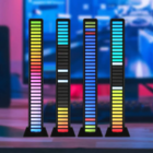 Barra De Led Rítmica Rgb Captação Por Voz Som Luz Inteligente