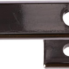 Barra De Parede Piatina 30cm Com 6 Ganchos Preto Ônix Future