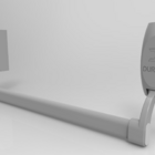 Barra De Push Simples Porta Corta Fogo  Cinza (w2120s-hv-cz)