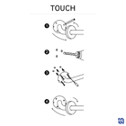 Barra de Segurança Aço Inox 38cm Preto Fosco Sensea