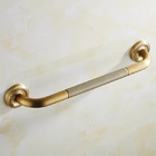 Barra De Segurança Vintage Bronze Antigo Latão Maciço 50cm 01