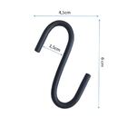 Barra De Utensílios Para Cozinha Suporte Com 5 Ganchos Móveis