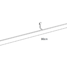 Barra De Utensílios Suportes Para Cozinha Grande 90cm Parede