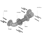 Barra Ou Alça De Apoio Em Alumínio 40 Cm Idosos Deficientes P