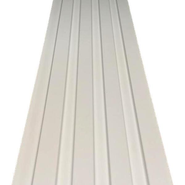 Barra Painel Ripado Branco De Encaixe 60x14cm Autocolante