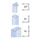 Barra para Cortina de Banheiro Universal Cromada Sensea