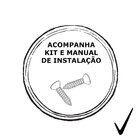 Barra Para Cozinha Suspensa Em Aço - Stolf