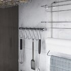 Barra Para Cozinha Suspensa Em Aço - Stolf