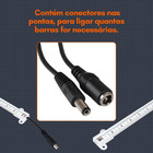 Barra Rígida Led 1 Metro 144 Leds Decoração Com Conectores Br