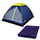 Barraca Iglu 4 Pessoas Mor + 01 Colchão De Casal Inflável.