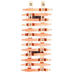 Barramento Central 100a Bifásico Para 26 Circuitos