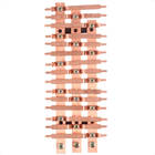 Barramento Central Trifásico 150a Para 30 Circuitos