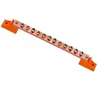 Barramento Cobre Neutro Ou Terra 100a 1/2 X 1/8 12 Parafusos