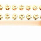 Barramento Cobre Neutro Ou Terra 195a 1 X 1/8  20 Parafusos