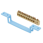 Barramento Neutro 11 Terminais Azul Steck