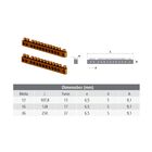 Barramento Neutro/terra Quadro Distribuição 12 Disjun. Tigre