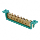 Barramento Terra 08 Terminais Verde Steck