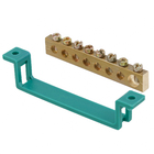 Barramento Terra 08 Terminais Verde Steck