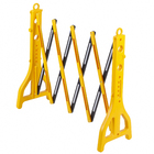 Barreira Pantográfica para Isolamento de Áreas Plástico 250x96cm Amarelo