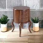 Barrica Clássica 3 Gavetas  Verniz Imbuia