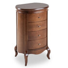 Barrica Paris 4 Gavetas Verniz Imbuia