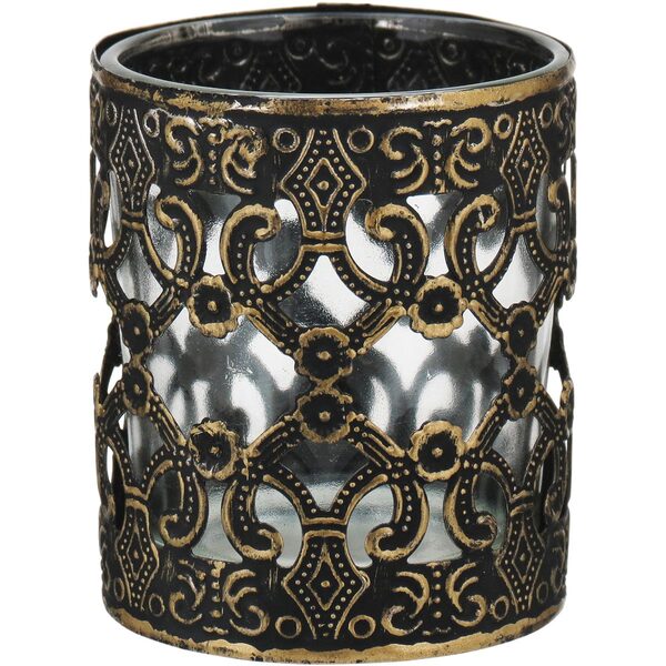 Barton Castiçal Suporte Para Vela 7x6x6cm Metal Bronze