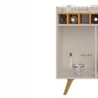 Barzinho 2 Portas Empório Candian Jcm Movelaria Off White-cin