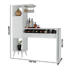 Barzinho Para Sala Cozinha Divisor De Ambientes Branco Primus