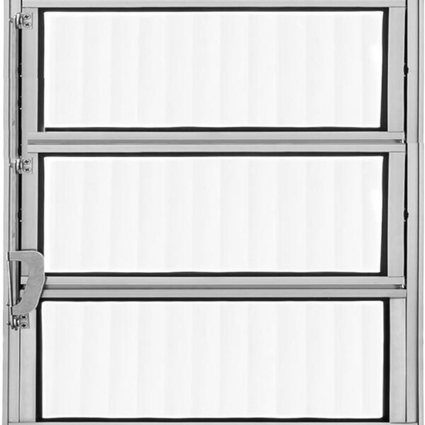 Basculante 0,60 X 0,80 Alumínio Brilhante