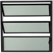 Basculante 0,60 X 1,00 Alumínio Preto