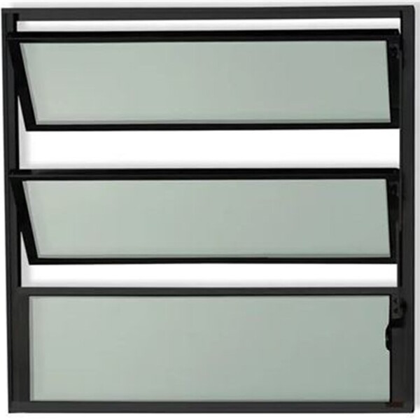 Basculante 0,60 X 1,00 Alumínio Preto