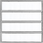 Basculante 0,80 X 0,80 Alumínio Brilhante