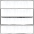 Basculante 0,80 X 1,00 Alumínio Brilhante