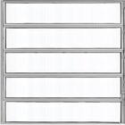 Basculante 1,00 X 0,40 Alumínio Brilhante