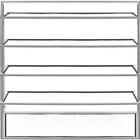 Basculante 1,00 X 0,80 Alumínio Brilhante