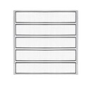 Basculante 1,00 X 1,00 Alumínio Branco