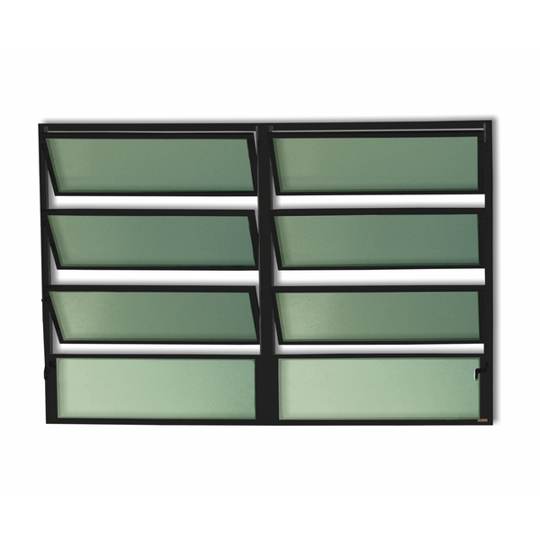 Basculante 2 Seções de Abrir Alumínio 40x120cm Brimak