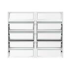 Basculante 2 Seções Em Alumínio Classic Branca - 120x120