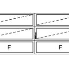 Basculante 2 Seções Em Alumínio Classic Branca - 60x150