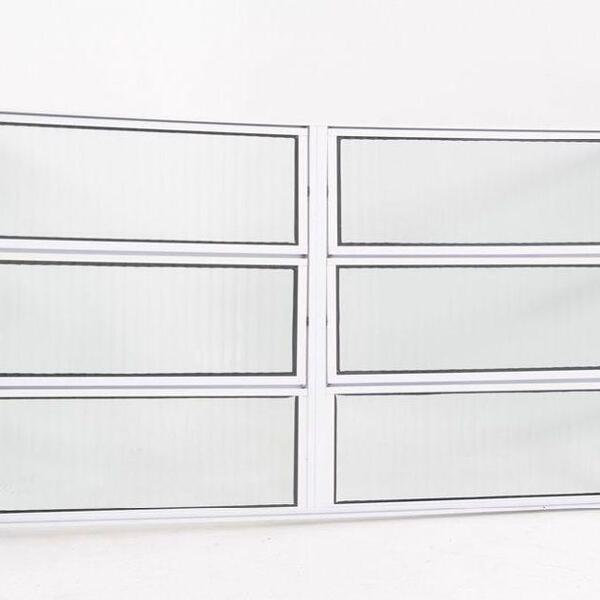 Basculante 2 Seções Em Alumínio Classic Branca - 60x150