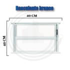 Basculante Branco 2f Alumasa 40x40