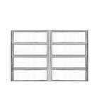 Basculante Duplo 0,80 X 1,20 Alumínio Brilhante