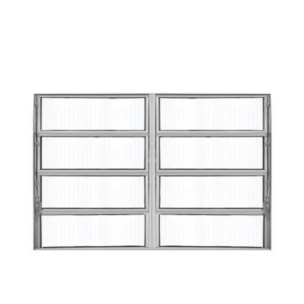 Basculante Duplo 0,80 X 1,20 Alumínio Brilhante