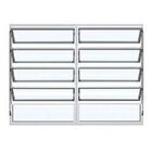 Basculante Duplo 1,00  X 1,20 Alumínio Branco