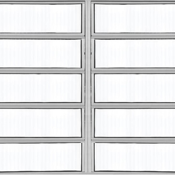 Basculante Duplo 1,00 X 1,20 Alumínio Brilhante