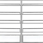 Basculante Duplo 1,00 X 2,00 Alumínio Brilhante