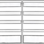 Basculante Duplo 1,00 X 2,00 Alumínio Brilhante