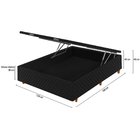 Base Baú Casal Em Corino Cristalflex