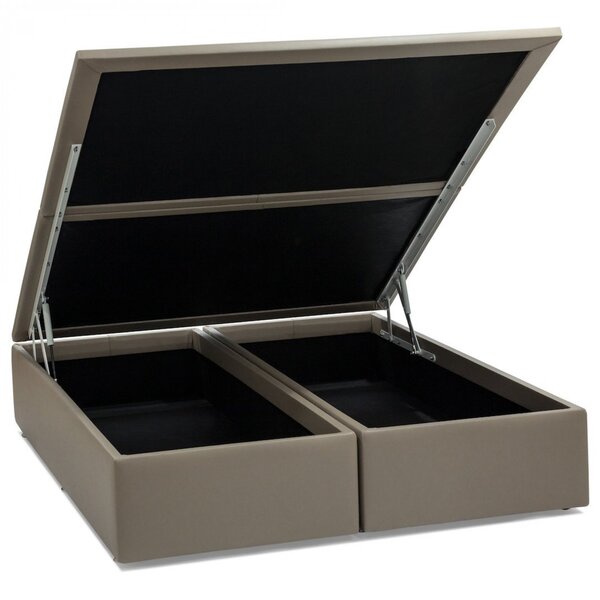 Base Baú Corino King 186x198x39cm Ortobom Bege