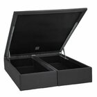 Base Baú Physical Camurça Queen 158x198x39cm Ortobom Cinza